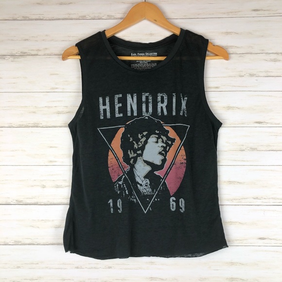 Karl ferris collection Tops - Rock Star Jimi Hendrix Black Shirt S